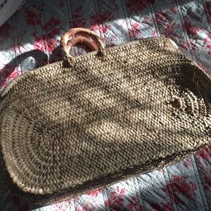 Straw Basket From Morocco